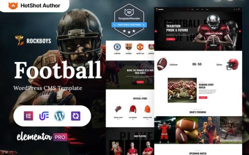 Rockboys - Football, Soccer And Sport Clubs Multipurpose WordPress Elementor Theme theme free